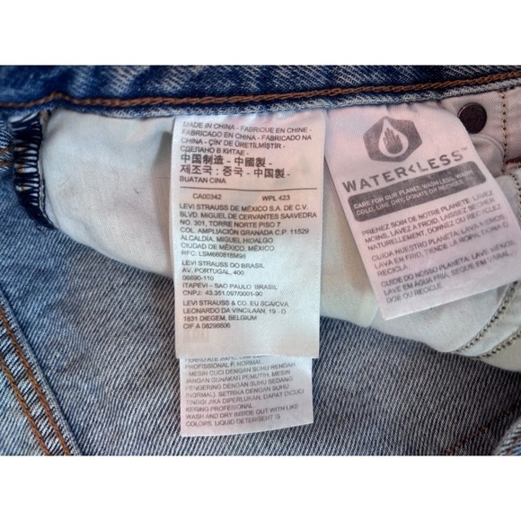 Levi's Wedgie Icon Fit Ankle Jeans Women's 32 "Shut Up" Wash High Rise Denim - Picture 8 of 12